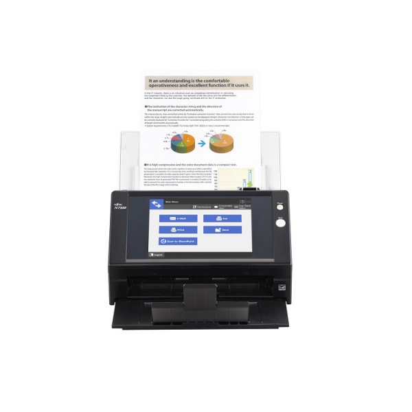 máy Fujitsu Network Scanner N7100 mặt trước